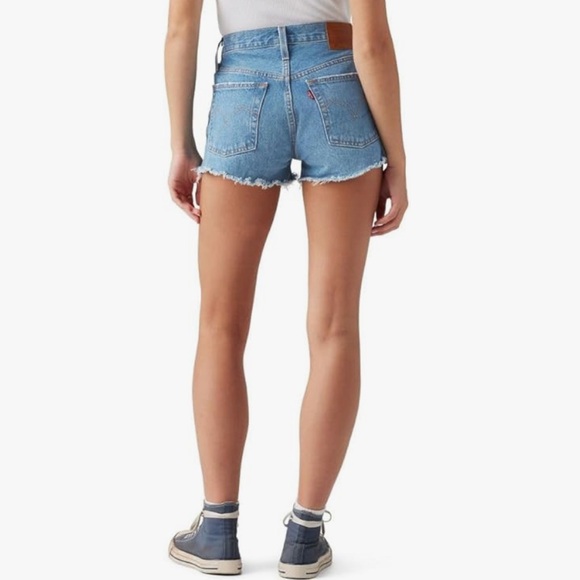 Levi's Blue Denim Shorts, 30, NWOT - Picture 2 of 10